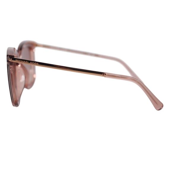 Michael Kors ZERMATT Women\'s Sunglasses-Transparent Pink / Rose Gold Mirror-NWT main image 8